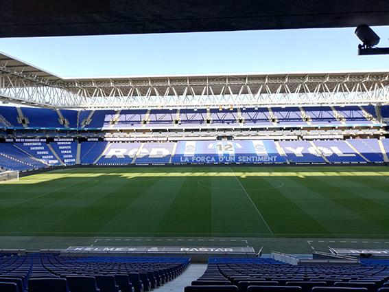 Andrew Halliday lobo garra RCD Espanyol Football field (COVID-19) | Publiservei